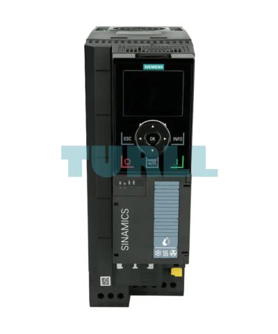 Siemens 6SL3220-3YE20-0AF0 SINAMICS G120X, Variable Frequency Drive, 4 kW, PROFINET, Ethernet/IP