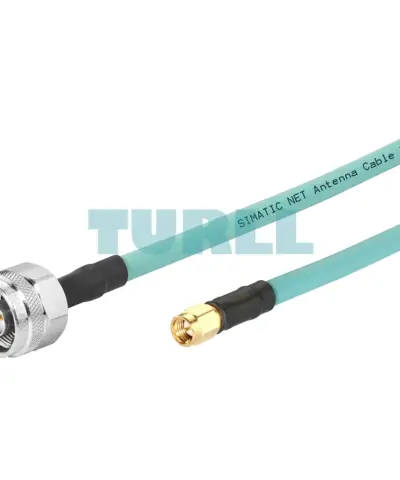 Siemens 6XV1875-5LE30 N-Connect/SMA Male-to-Male Flexible Connection Cable 0.3 m