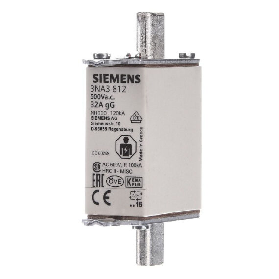 3NA3812 Siemens LV HRC Fuse Element