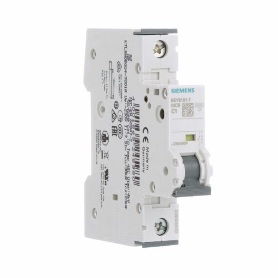 Siemens Miniature circuit breaker 230/400 V 6kA 5SY6101-7