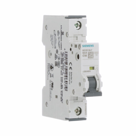 Siemens Miniature circuit breaker 230/400 V 6kA 5SY6116-7