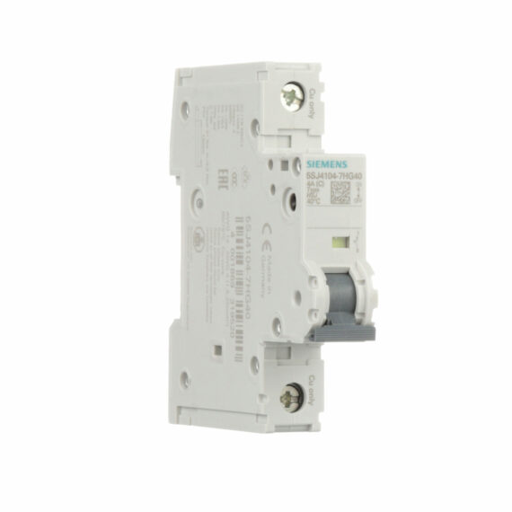 Siemens Miniature circuit breaker 240 V 14kA 5SJ4104-7HG40