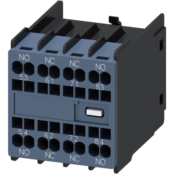 Siemens auxiliary switch front-side 3RH2911-2GA22
