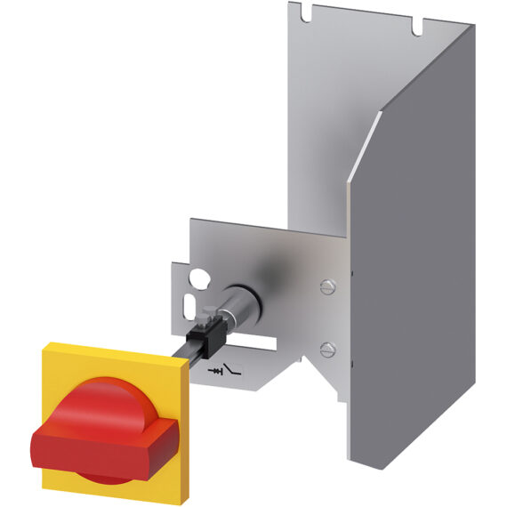 Siemens Door-coupling rotary operating mechanism for circuit breaker Size S3 Handle emergency switching-off new design 3RV2946-2C