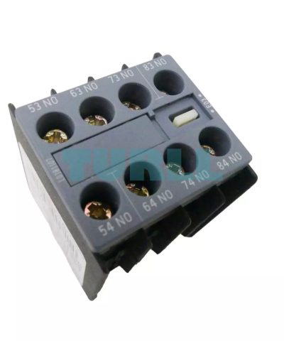 Siemens 3RH2911-1XA40-0MA0 SIRIUS Auxiliary Switch Block, 4 NO, Front Mount, Screw Terminal