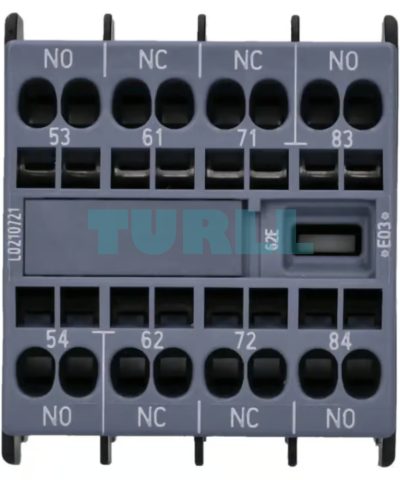 Siemens 3RH2911-2GA22 SIRIUS Auxiliary Switch Block, 2 NO + 2 NC Contacts, Spring-Loaded Terminal