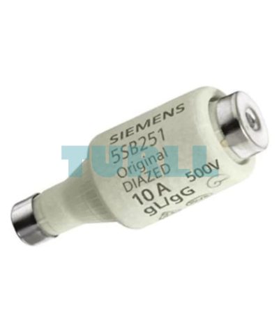 Siemens 5SB251 DIAZED Fuse Link 500V, gG, Size DII, E27, 10A