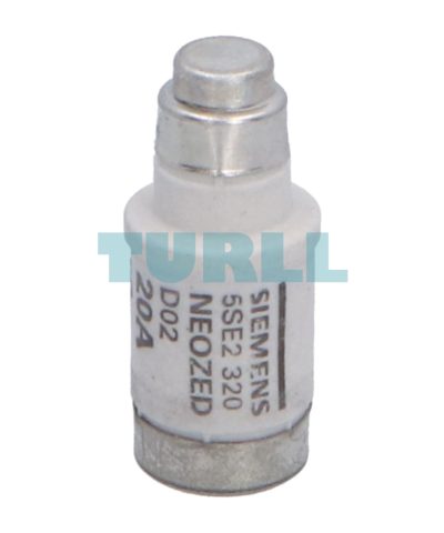 Siemens 5SE2320 NEOZED Fuse-Link D02, 20A, gG, 400V AC / 250V DC