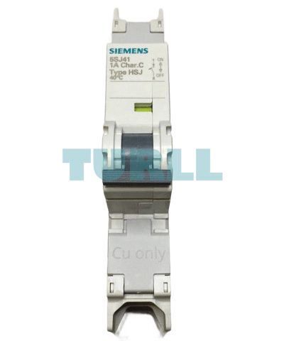 Siemens 5SJ4101-7HG41 Miniature Circuit Breaker 240V 14kA, 1-Pole, C Curve, 1A