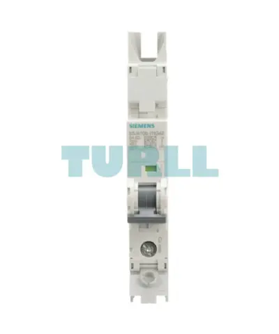 Siemens 5SJ4106-7HG42 Miniature Circuit Breaker, 1-Pole, 6A, 10kA, C-Trip Curve, UL 489 Rated