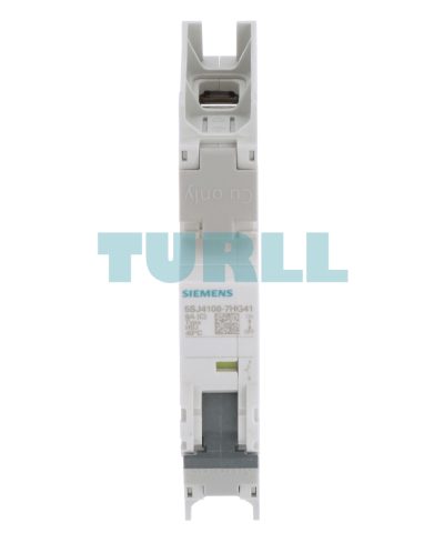 Siemens 5SJ4108-7HG41 Miniature Circuit Breaker 1-Pole, 8A, 240V, 14kA, Type C, UL 489 Rated