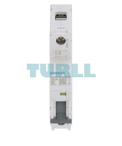 Siemens 5SJ4110-6HG40 Miniature Circuit Breaker 1-Pole, 10A, 240V, 14kA, B-Curve