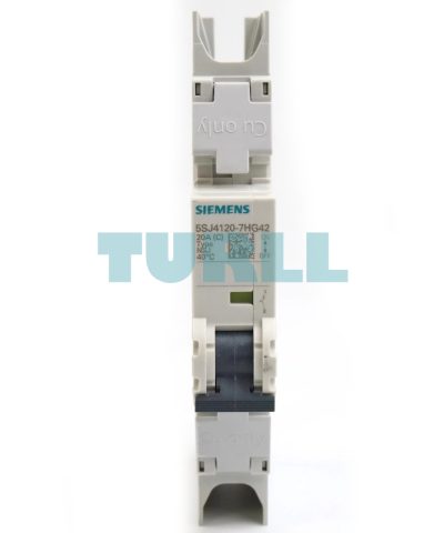 Siemens 5SJ4120-7HG42 20A 1-Pole Circuit Breaker, 10kA, UL 489, 277V
