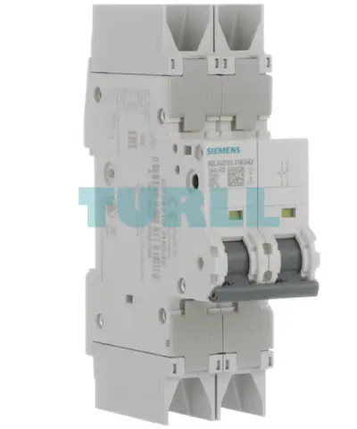 Siemens 5SJ4210-7HG42 Miniature Circuit Breaker 2-Pole, 10A, Type C, UL 489 Rated