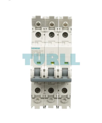 Siemens 5SJ4306-7HG42 Circuit Breaker 10kA, 3-Pole, C Curve, 6A, UL 489-480Y/277V