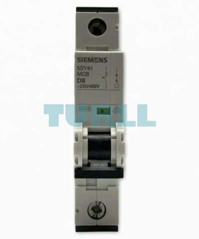Siemens 5SY4108-8 Miniature Circuit Breaker 1-Pole, 8A, Type D, 10kA