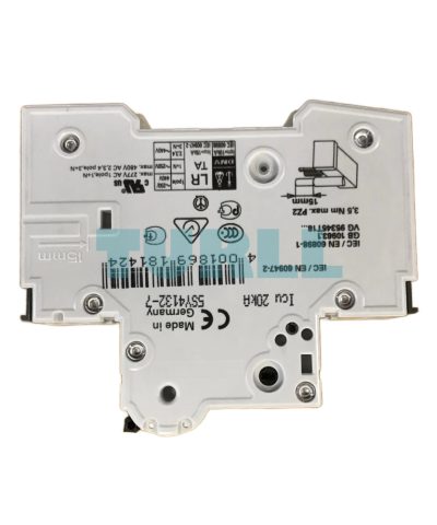 Siemens 5SY4132-7 Miniature Circuit Breaker 1-Pole 32A 10kA, C Curve, 230/400V