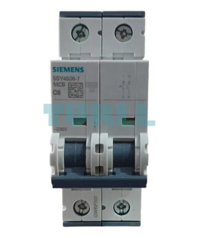 Siemens 5SY4506-7 Miniature Circuit Breaker 230 V 10kA, 1+N-pole, C, 6 A, D=70 mm