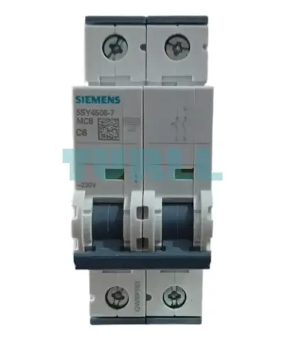 Siemens 5SY4506-7 Miniature Circuit Breaker 230 V 10kA, 1+N-pole, C, 6 A, D=70 mm