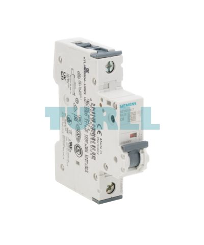 Siemens 5SY6106-7 Miniature Circuit Breaker 6A, 1-Pole, 230/400V, 6kA, C-Type, 70mm