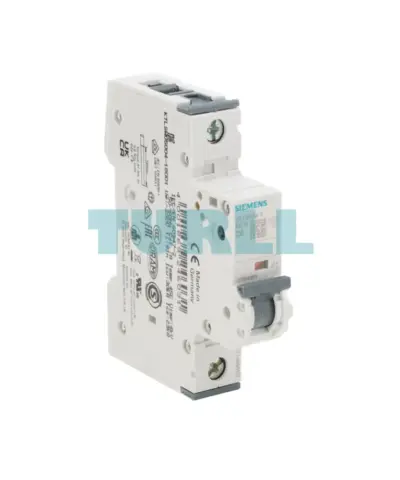 Siemens 5SY6106-7 Miniature Circuit Breaker 6A, 1-Pole, 230/400V, 6kA, C-Type, 70mm