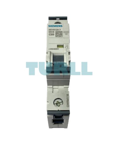 Siemens 5SY6120-7 Miniature Circuit Breaker 1-Pole, 20A, Type C, 6kA
