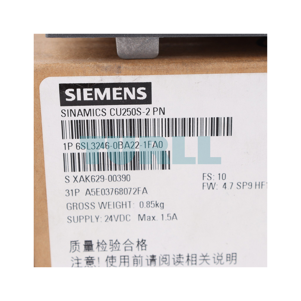 Siemens 6SL3246-0BA22-1FA0 SINAMICS G120 CU250S-2 PN Control Unit Original Brand New 3 Siemens 6SL3246-0BA22-1FA0 SINAMICS G120 CU250S-2 PN Control Unit Original Brand New - Image 3