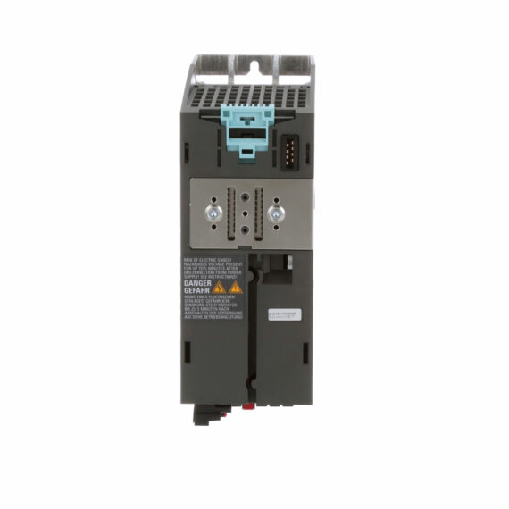 Siemens SINAMICS Power Module PM240-2 unfiltered with integrated braking chopper 200-240 V 1/3AC+10/-10% 47-63Hz Power high overload: 0.37kW at 200% 3s 6SL3210-1PB13-0UL0