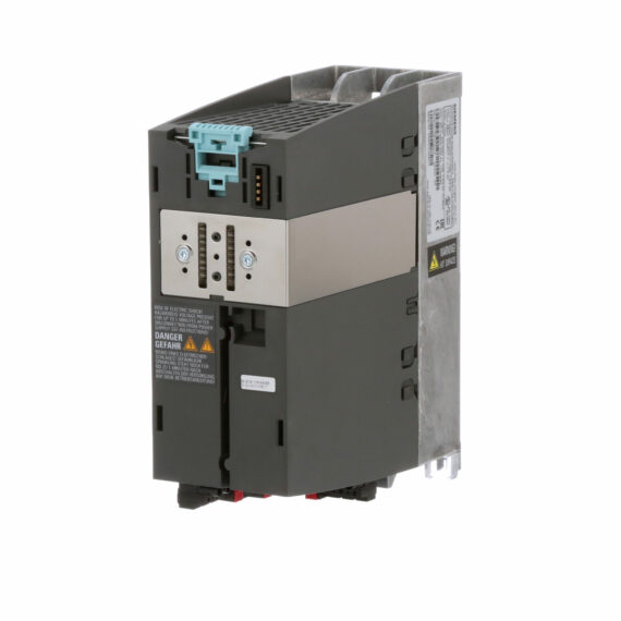 Siemens SINAMICS Power Module PM240-2 unfiltered with integrated braking chopper 200-240 V 1/3AC+10/-10% 47-63Hz Power high overload: 0.37kW at 200% 3s 6SL3210-1PB13-0UL0