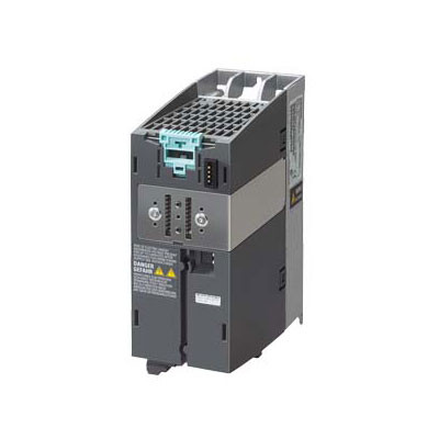 Siemens SINAMICS Power Module PM240-2 with integrated Class A filter with integrated braking chopper 380-480 V 3 AC +10/-10% 47-63 Hz Power high overload: 1.1 kW at 200% 3s 6SL3210-1PE14-3AL1