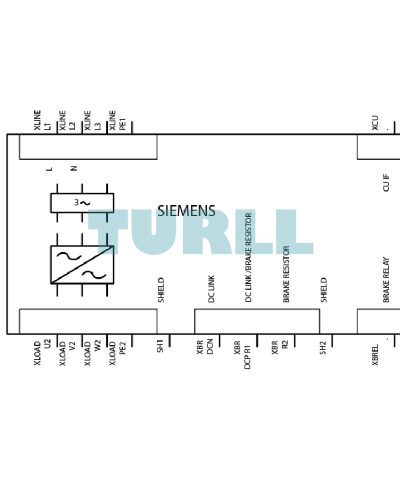 Siemens 6SL3210-1PB21-8AL0 SINAMICS PM240-2 Power Module 3kW/4kW