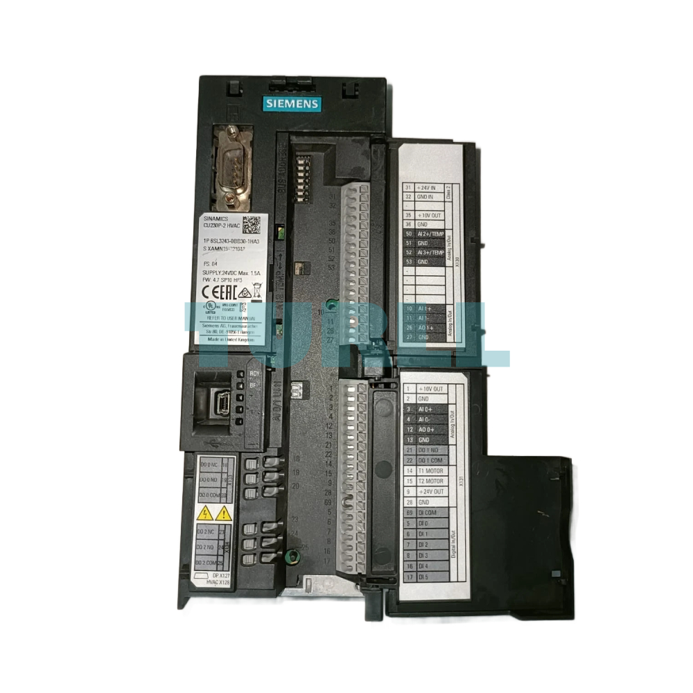 Siemens 6SL3243-0BB30-1HA3 SINAMICS G120 CU230P-2 HVAC Control Unit Original Brand New 5 Siemens 6SL3243-0BB30-1HA3 SINAMICS G120 CU230P-2 HVAC Control Unit