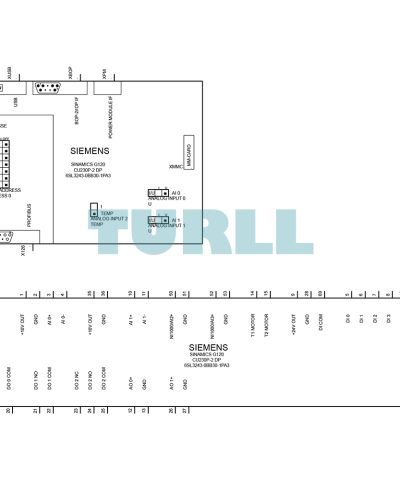 Siemens 6SL3243-0BB30-1PA3 SINAMICS G120 CU230P-2 DP Control Unit