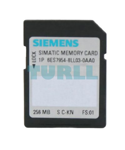 Siemens 6ES7954-8LL03-0AA0 SIMATIC S7 Memory Card for S7-1x00 CPU, 256 MB Flash