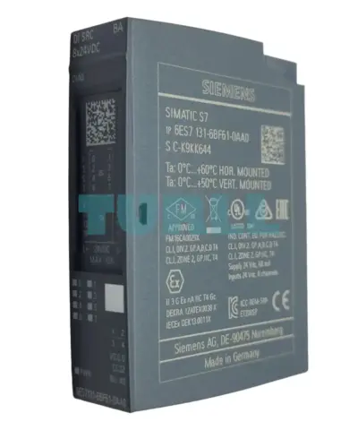 Siemens 6ES7131-6BF61-0AA0 — angled product view