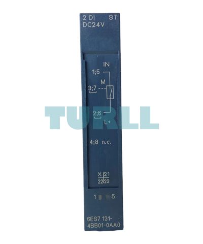 Siemens 6ES7131-4BB01-0AA0 SIMATIC DP ET 200S Digital Input Module, 2 DI 24V DC