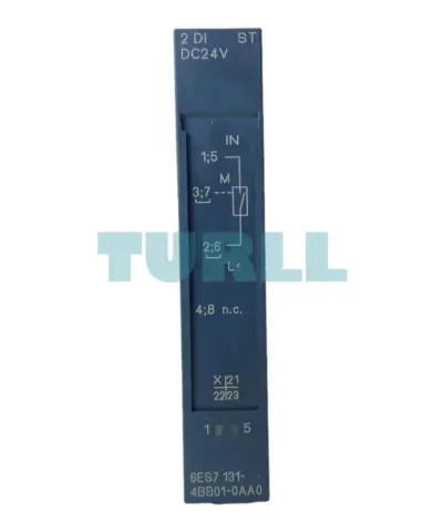 Siemens 6ES7131-4BB01-0AA0 SIMATIC DP ET 200S Digital Input Module, 2 DI 24V DC