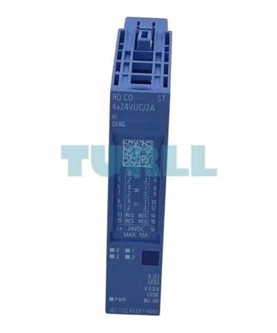 Siemens 6ES7132-6GD51-0BA0 SIMATIC ET 200SP Signal Relay Module, RQ CO 4x 24V DC/2A ST
