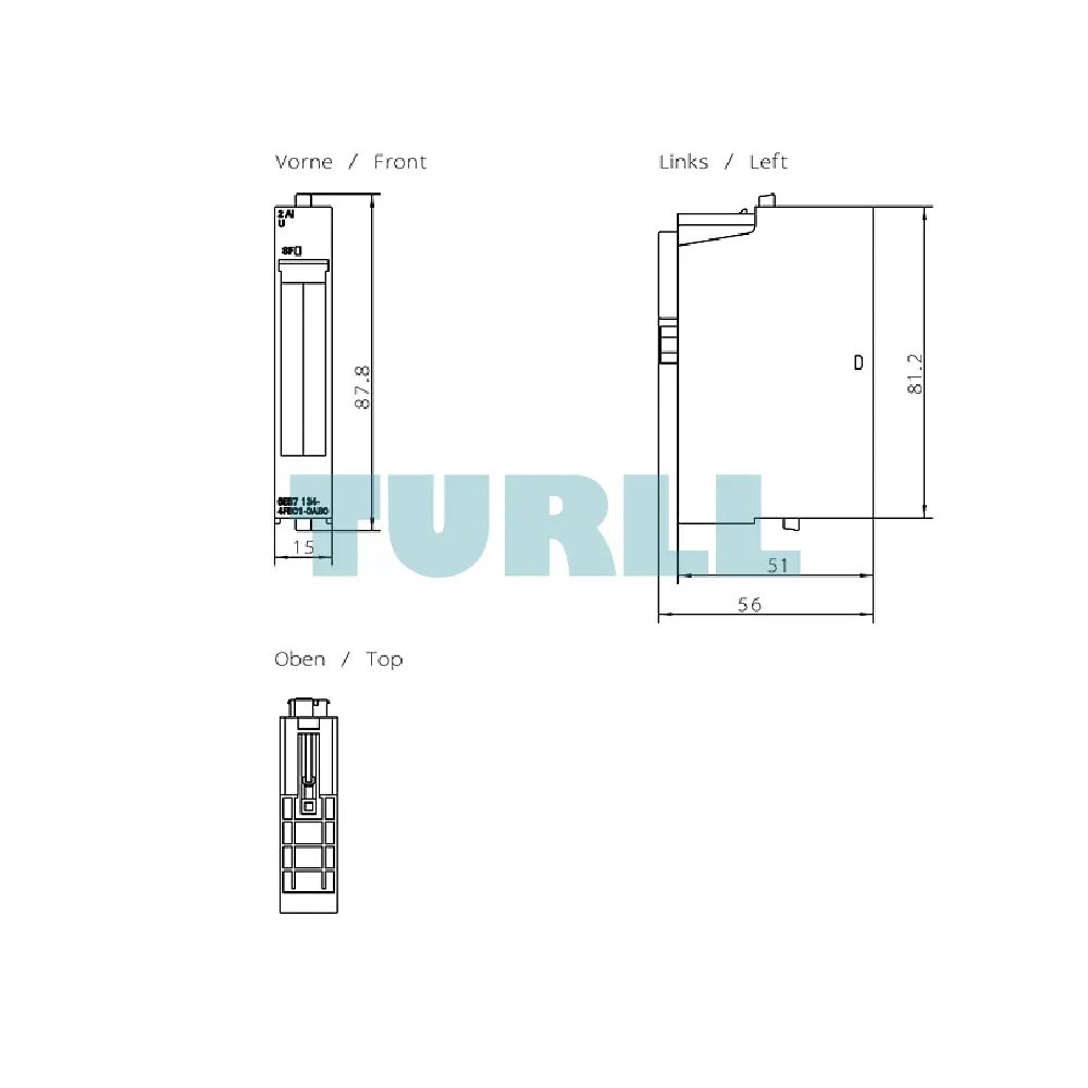 Siemens 6ES7134-4FB01-0AB0 SIMATIC DP ET 200S Analog Input Module, 2 AI Standard U