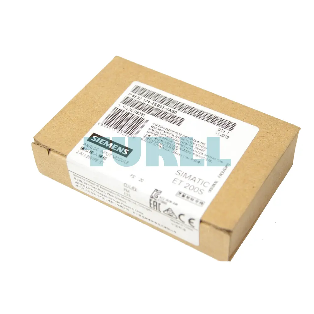 Siemens 6ES7134-4GB01-0AB0 SIMATIC DP ET200S Analog Input Module, 2AI Standard