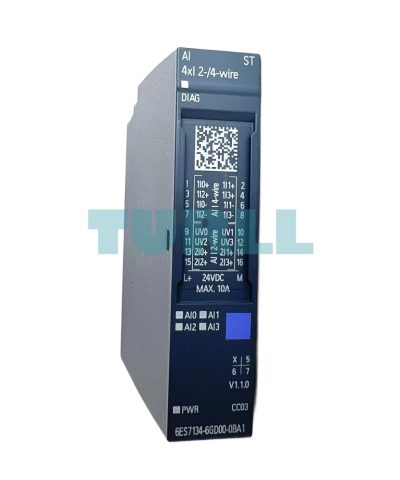 Siemens 6ES7134-6GD00-0BA1 SIMATIC ET 200SP Analog Input Module AI 4xI 2-/4-Wire Standard