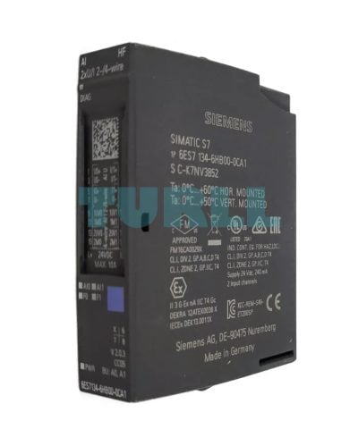 Siemens 6ES7134-6HB00-0CA1 SIMATIC ET 200SP Analog Input Module AI 2x U/I High Feature