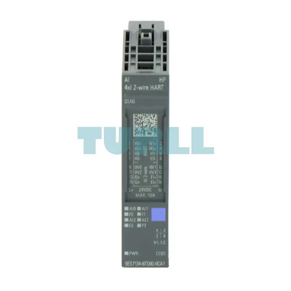 Siemens 6ES7134-6TD00-0CA1 SIMATIC ET 200SP Analog Input Module, AI 4xI 2-wire HART High Feature