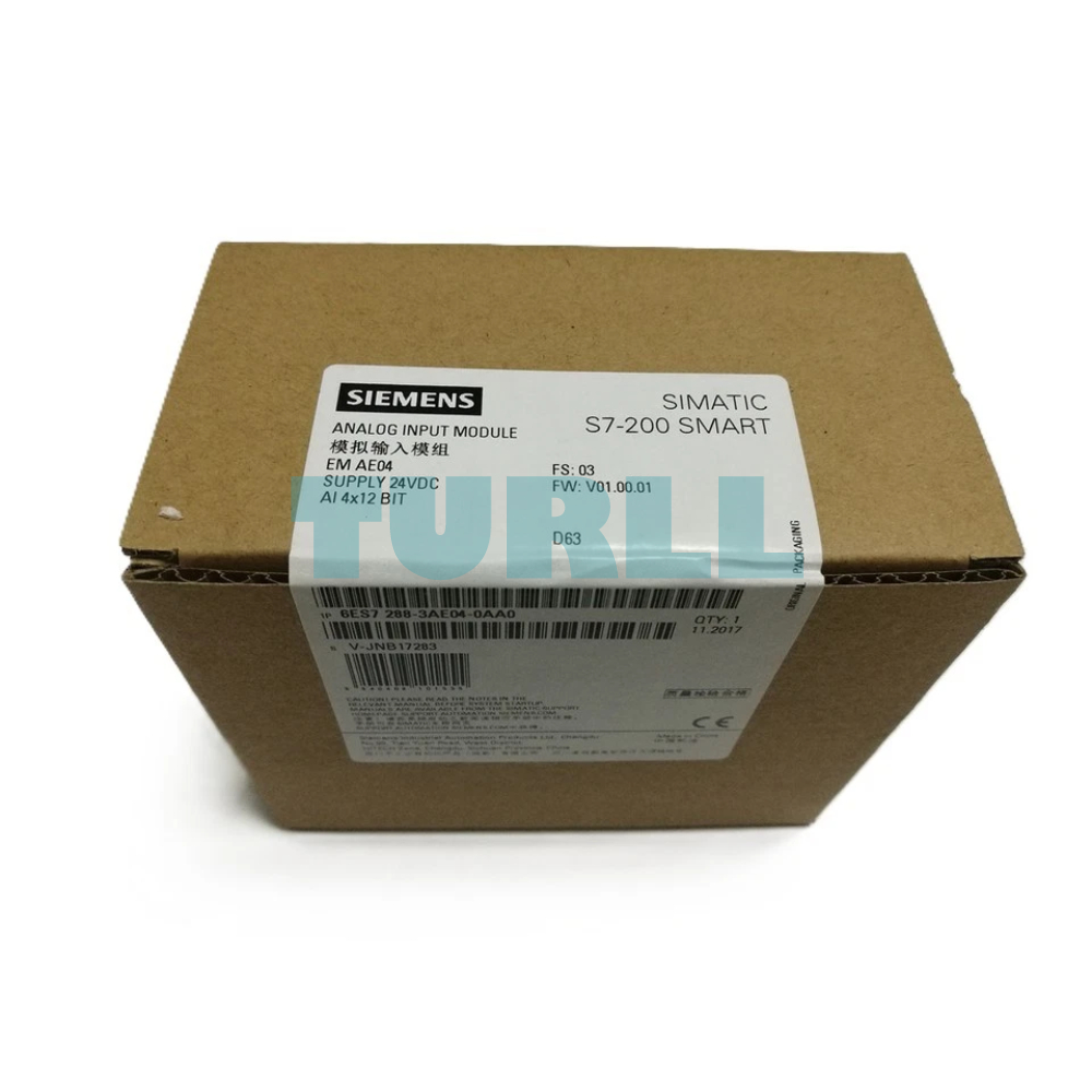 Siemens 6ES7288-3AE04-0AA0 SIMATIC S7-200 SMART Analog Input Module SM AI04 Original Brand New 6 Siemens 6ES7288-3AE04-0AA0 SIMATIC S7-200 SMART Analog Input Module SM AI04