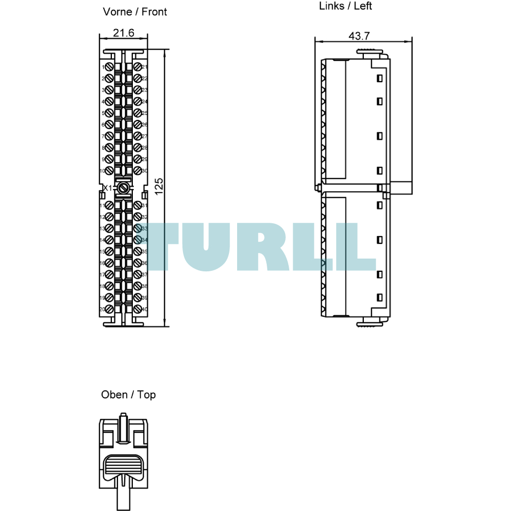 Siemens 6ES7392-1AM00-0AA0 SIMATIC S7-300 Front Connector, 40-Pole, Screw Connection Original Brand New 6 Siemens 6ES7392-1AM00-0AA0 SIMATIC S7-300 Front Connector, 40-Pole, Screw Connection