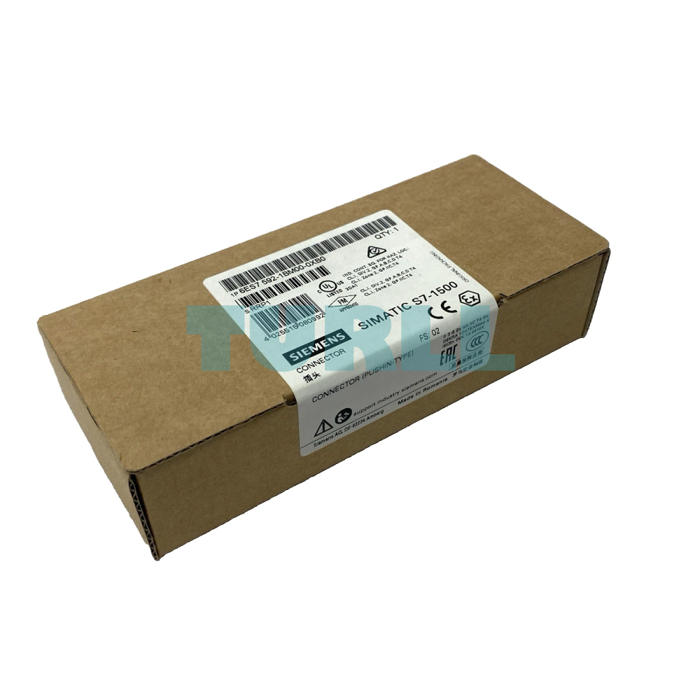 Siemens 6ES7592-1BM00-0XB0 SIMATIC S7-1500, Front Connector, 40-Pole Push-In Original Brand New 4 Siemens 6ES7592-1BM00-0XB0 SIMATIC S7-1500, Front Connector, 40-Pole Push-In