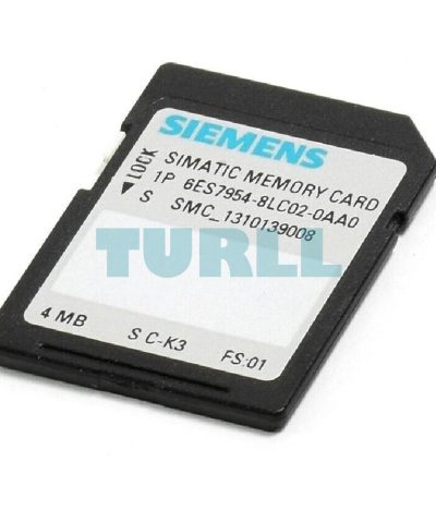 Siemens 6ES7954-8LC02-0AA0 SIMATIC S7 Memory Card, 4MB Flash for S7-1200/S7-1500