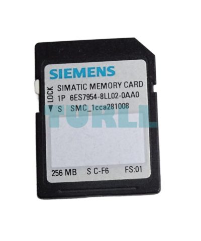Siemens 6ES7954-8LL02-0AA0 SIMATIC S7 Memory Card, 256 MB Flash for S7-1200/1500