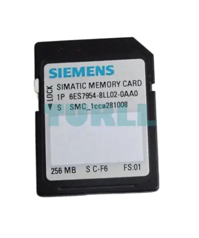 Siemens 6ES7954-8LL02-0AA0 SIMATIC S7 Memory Card, 256 MB Flash for S7-1200/1500
