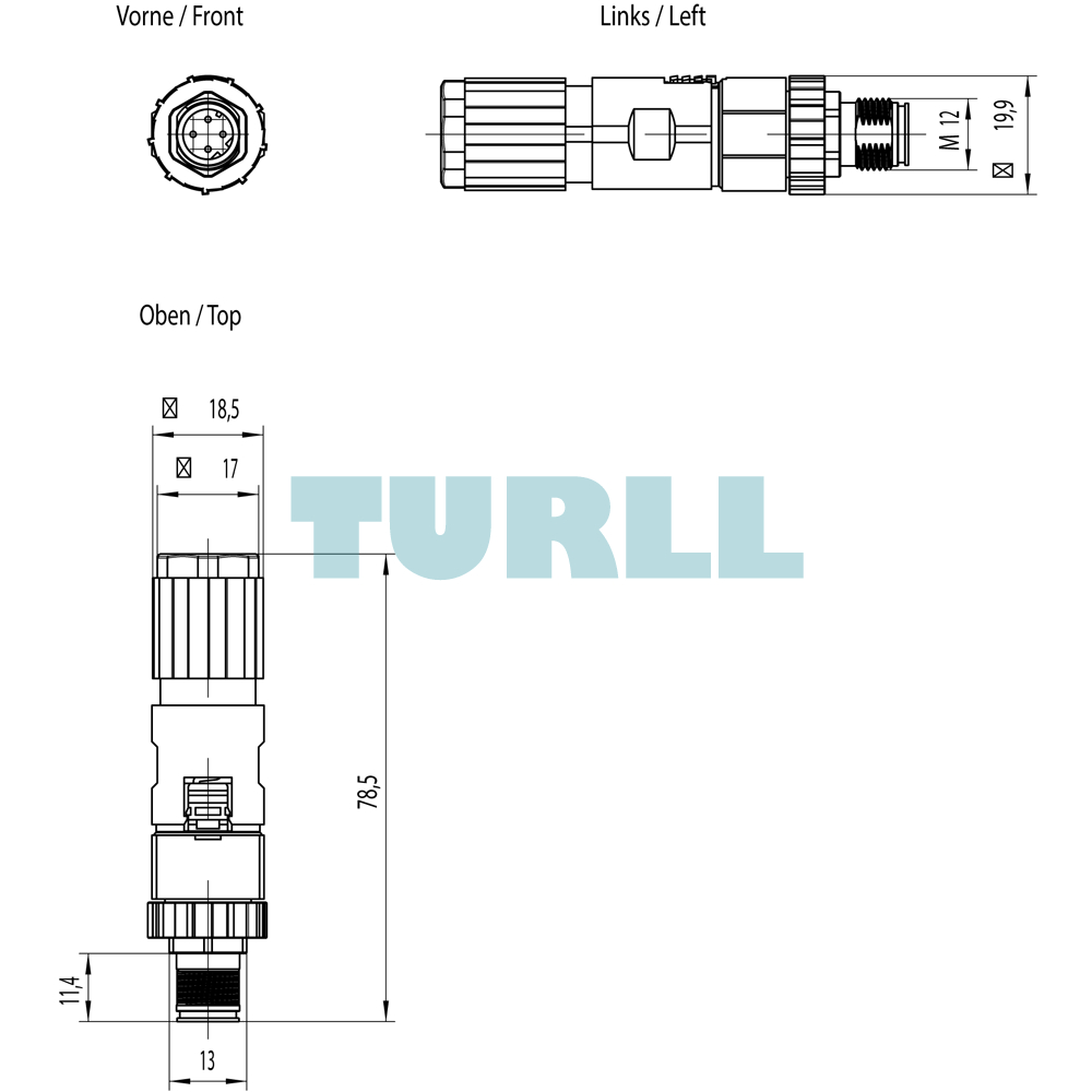 Siemens 6GK1901-0DB20-6AA0 Industrial Ethernet FastConnect M12 Plug PRO, D-Coded Original Brand New 6 Siemens 6GK1901-0DB20-6AA0 Industrial Ethernet FastConnect M12 Plug PRO, D-Coded